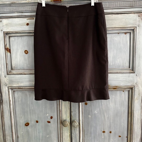 Authentic Chanel straight wool/cashmere skirt size 40 Made in France - Picture 7 of 8